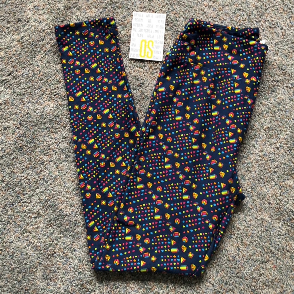 LuLaRoe NWT OS (One Size) Bejeweled Leggings